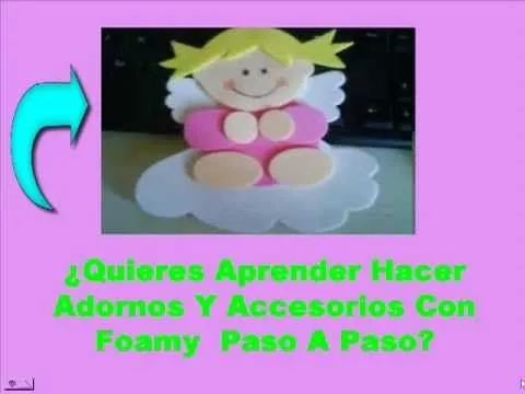 Como Hacer Manualidades Con Foamy - YouTube Como Hacer Manualidades Con Foamy - YouTube