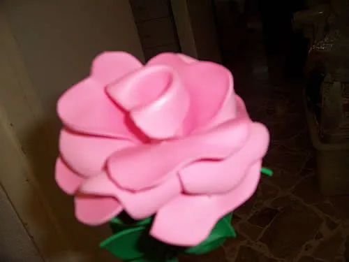 Manualidades con fomi (foami o goma eva), cómo hacer flores ... Manualidades con fomi (foami o goma eva), cómo hacer flores ...
