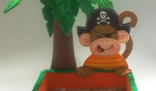 Como hacer un mono de goma eva - Imagui