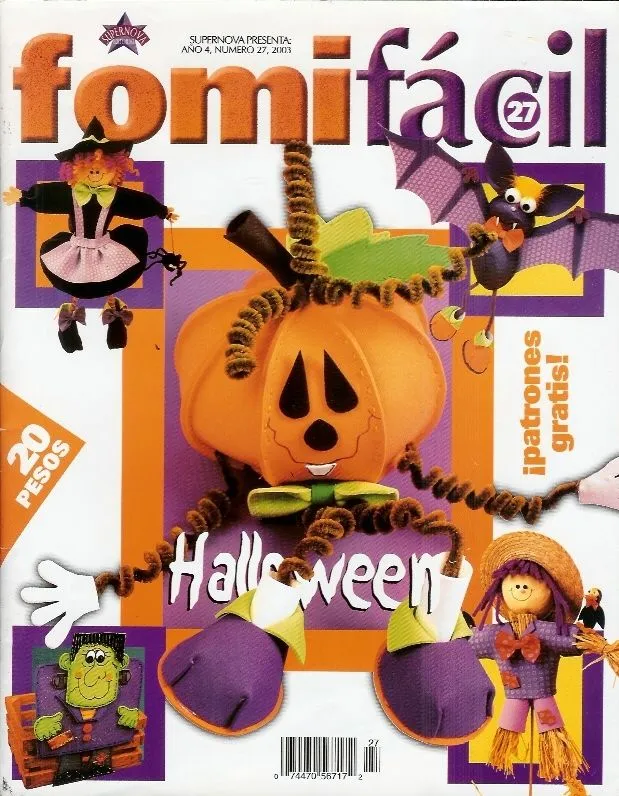 Manualidades de fomi para Halloween gratis - Imagui