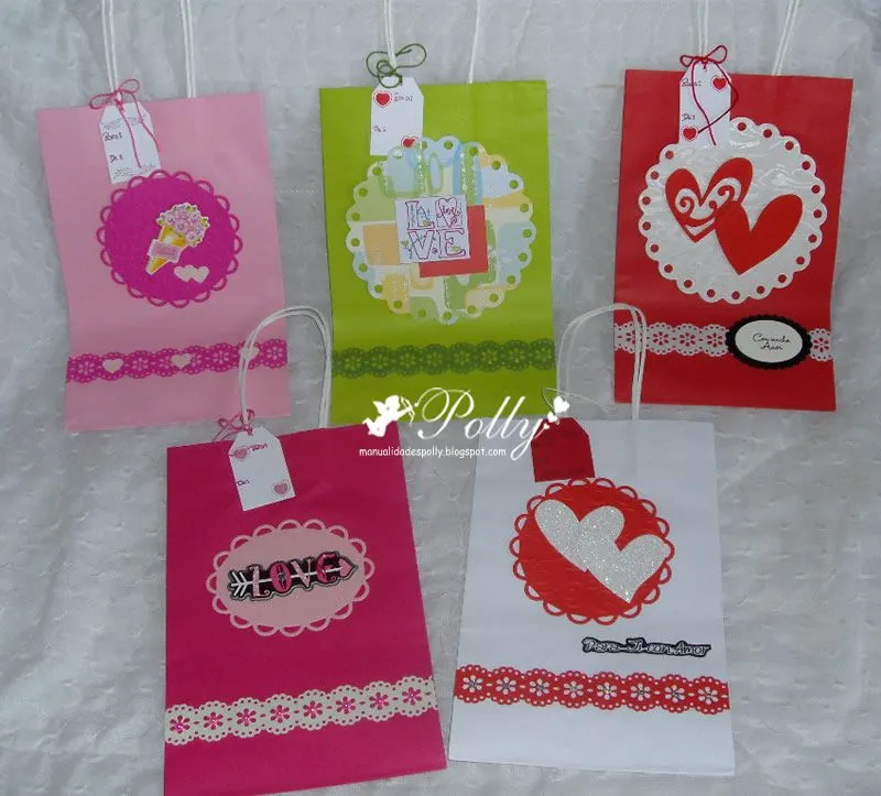 Manualidades Polly: Bolsitas/cajitas de Amor y Amistad Manualidades Polly: Bolsitas/cajitas de Amor y Amistad