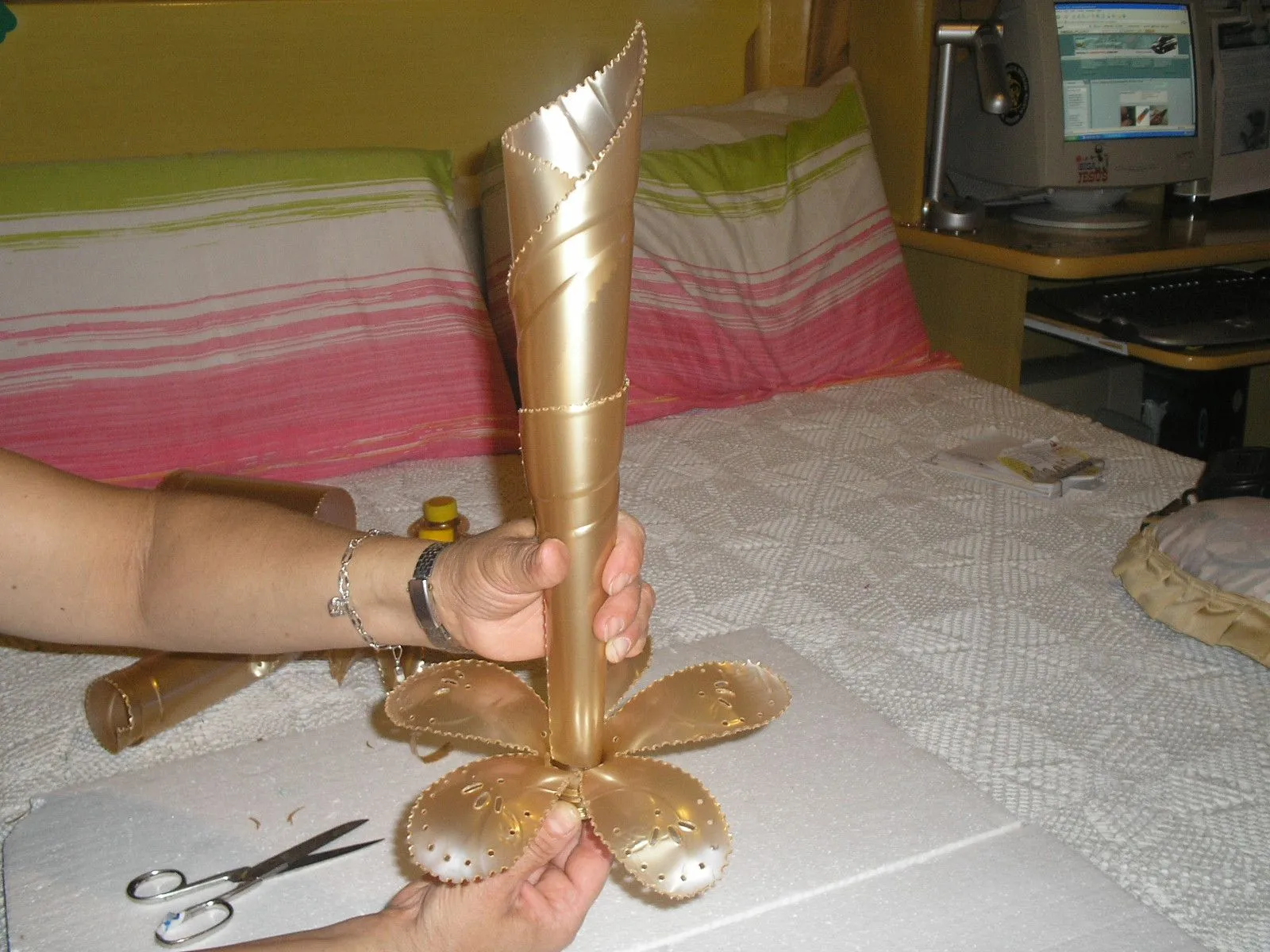 MANUALIDADES FORLAYN: Reciclar Botellas Pet - Copa MANUALIDADES FORLAYN: Reciclar Botellas Pet - Copa