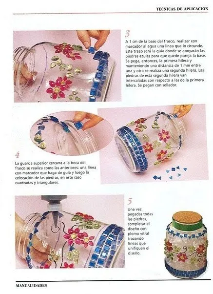 Manualidades :Frascos decorados ~ lodijoella