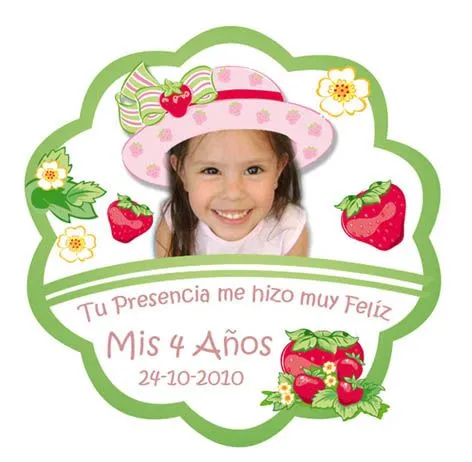 Frutillitas tarjetas de invitación - Imagui