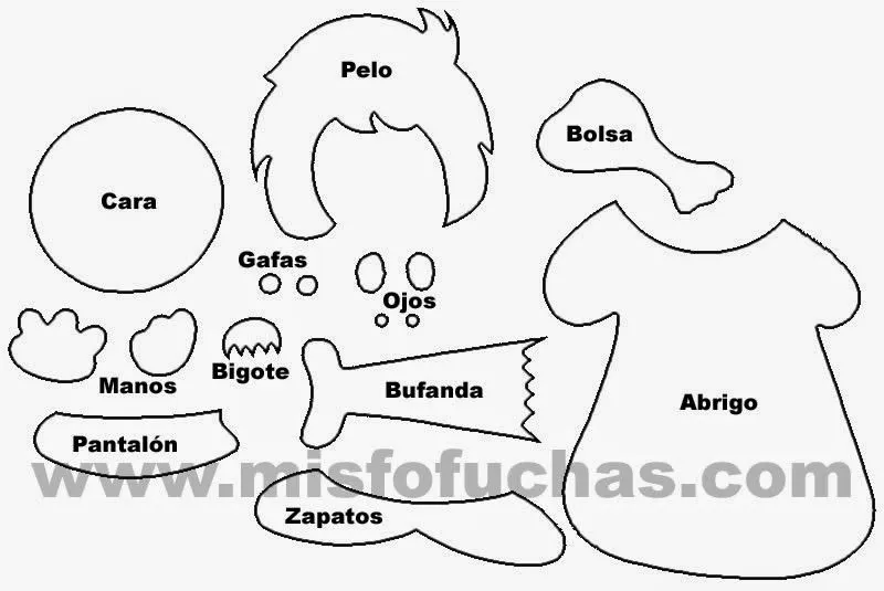 Manualidades para ganar dinero: Doctor Chapatín en foami con moldes