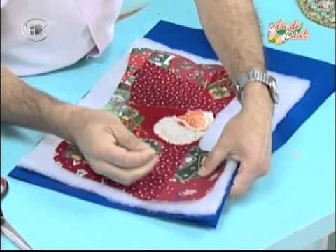 Manualidades Van Gogh - Bota navideña patchwork.avi - YouTube Manualidades Van Gogh - Bota navideña patchwork.avi - YouTube