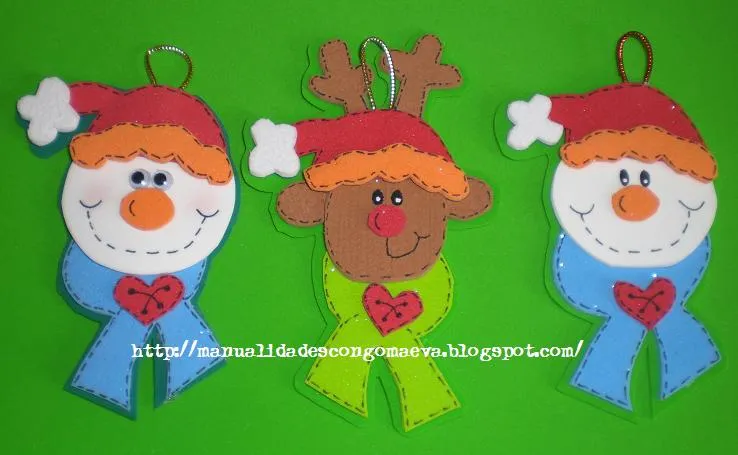 MIS MANUALIDADES CON GOMA EVA Y OTRAS COSITAS: NAVIDAD MIS MANUALIDADES CON GOMA EVA Y OTRAS COSITAS: NAVIDAD