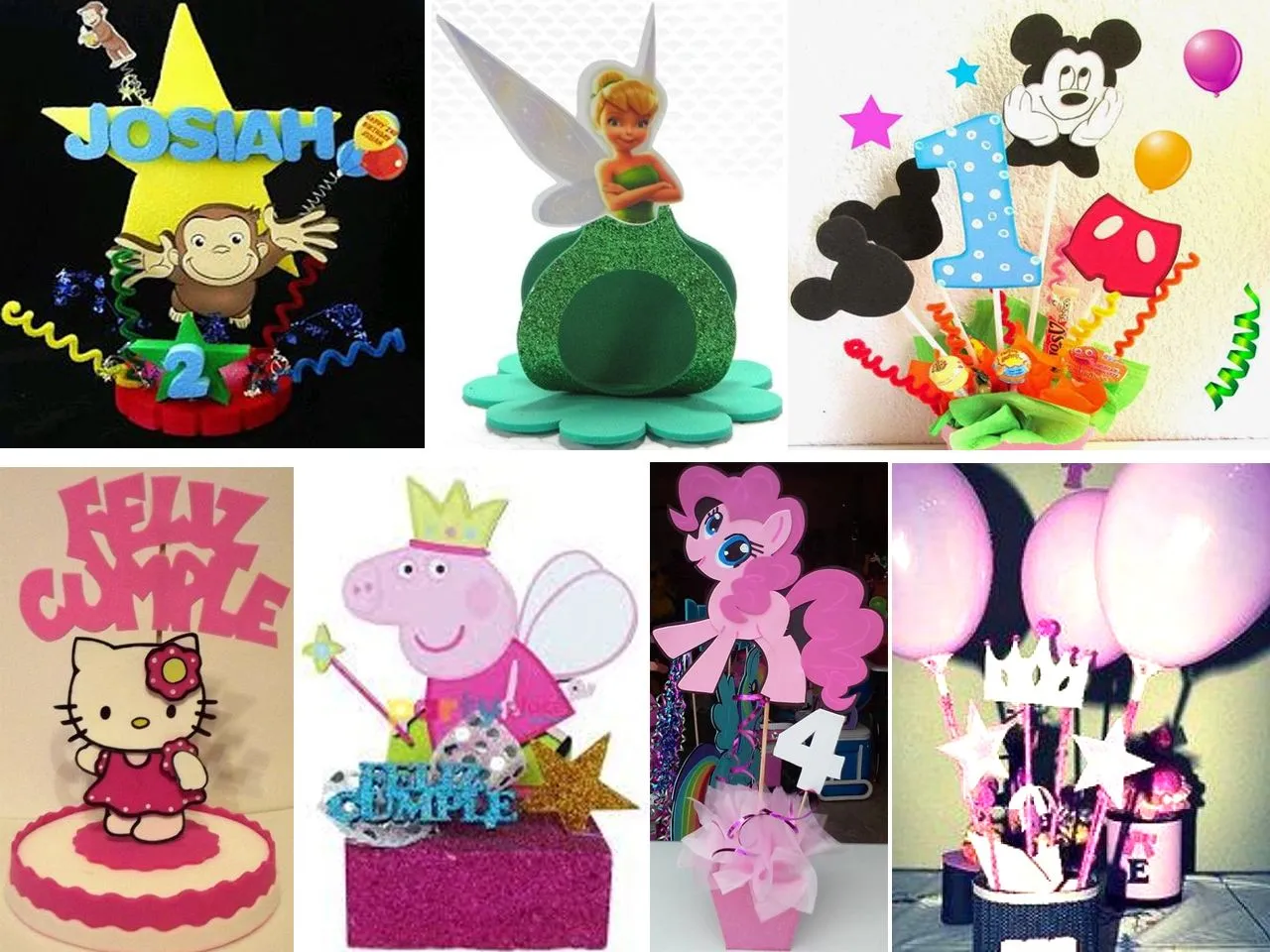 Manualidades en Goma Eva para cumpleaños
