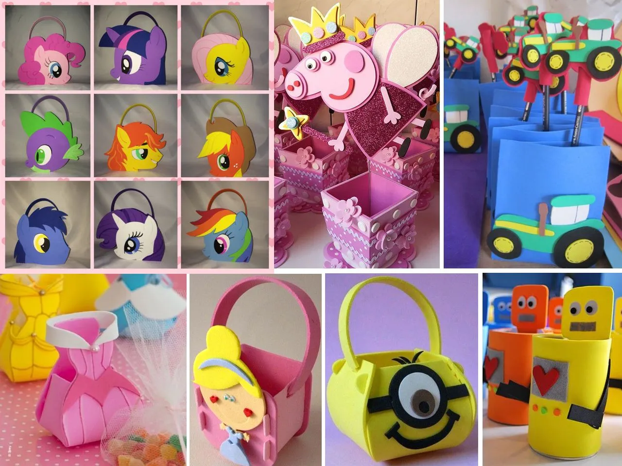 Manualidades en Goma Eva para cumpleaños