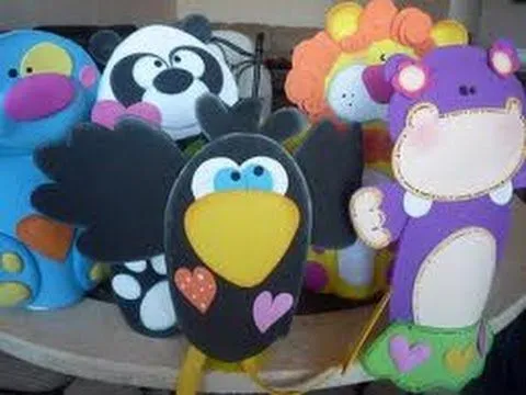 Como hacer manualidades con goma eva para niños 5 - YouTube Como hacer manualidades con goma eva para niños 5 - YouTube