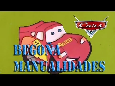 Manualidades Gomaeva | Coche Cars Para Decorar - YouTube