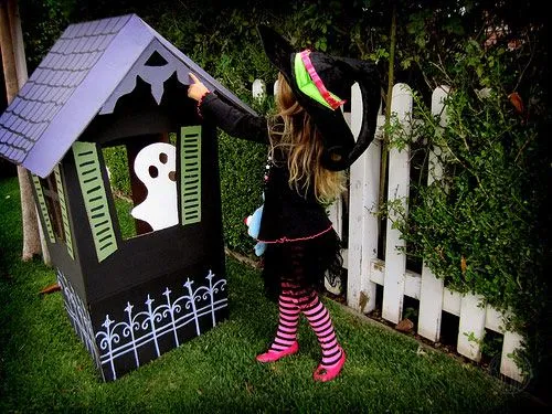 Manualidades Halloween: casita embrujada de cartón > Decoracion ... Manualidades Halloween: casita embrujada de cartón > Decoracion ...