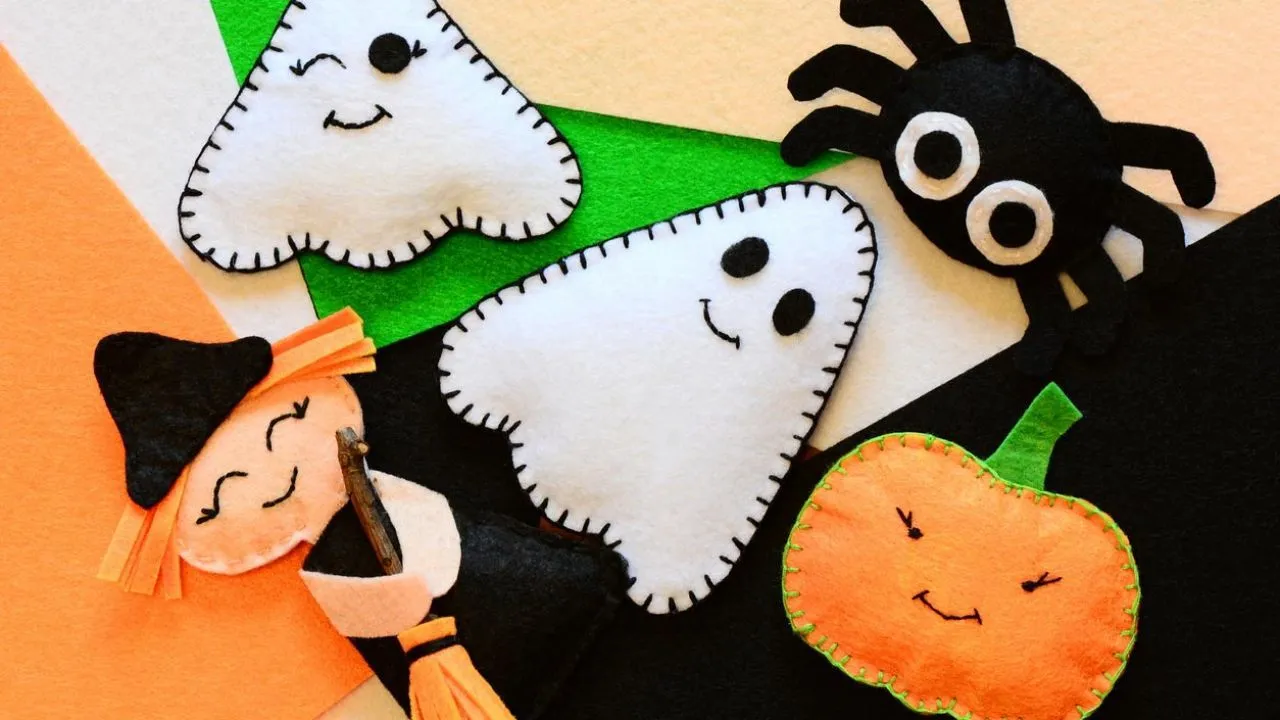 6 manualidades de Halloween hechas con fieltro 6 manualidades de Halloween hechas con fieltro