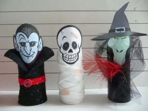 Manualidades para halloween con material reciclado ~ lodijoella Manualidades para halloween con material reciclado ~ lodijoella