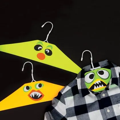 Manualidades Halloween: perchas monster > Decoracion Infantil y ... Manualidades Halloween: perchas monster > Decoracion Infantil y ...
