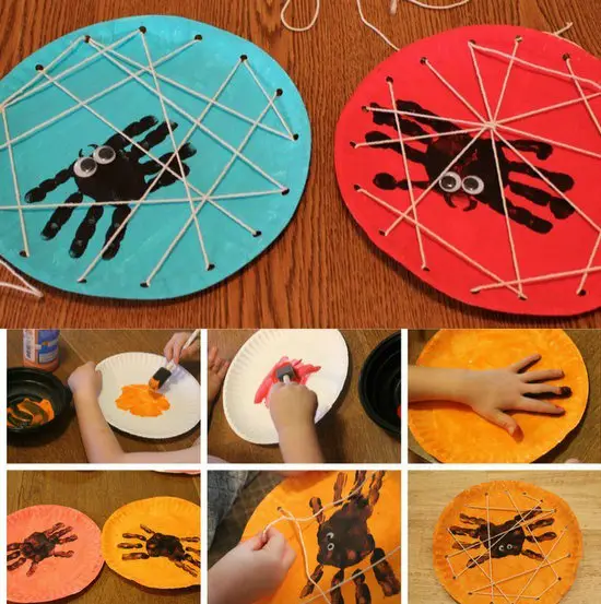 Manualidades para Halloween con pintura de dedos | Manualidades ... Manualidades para Halloween con pintura de dedos | Manualidades ...