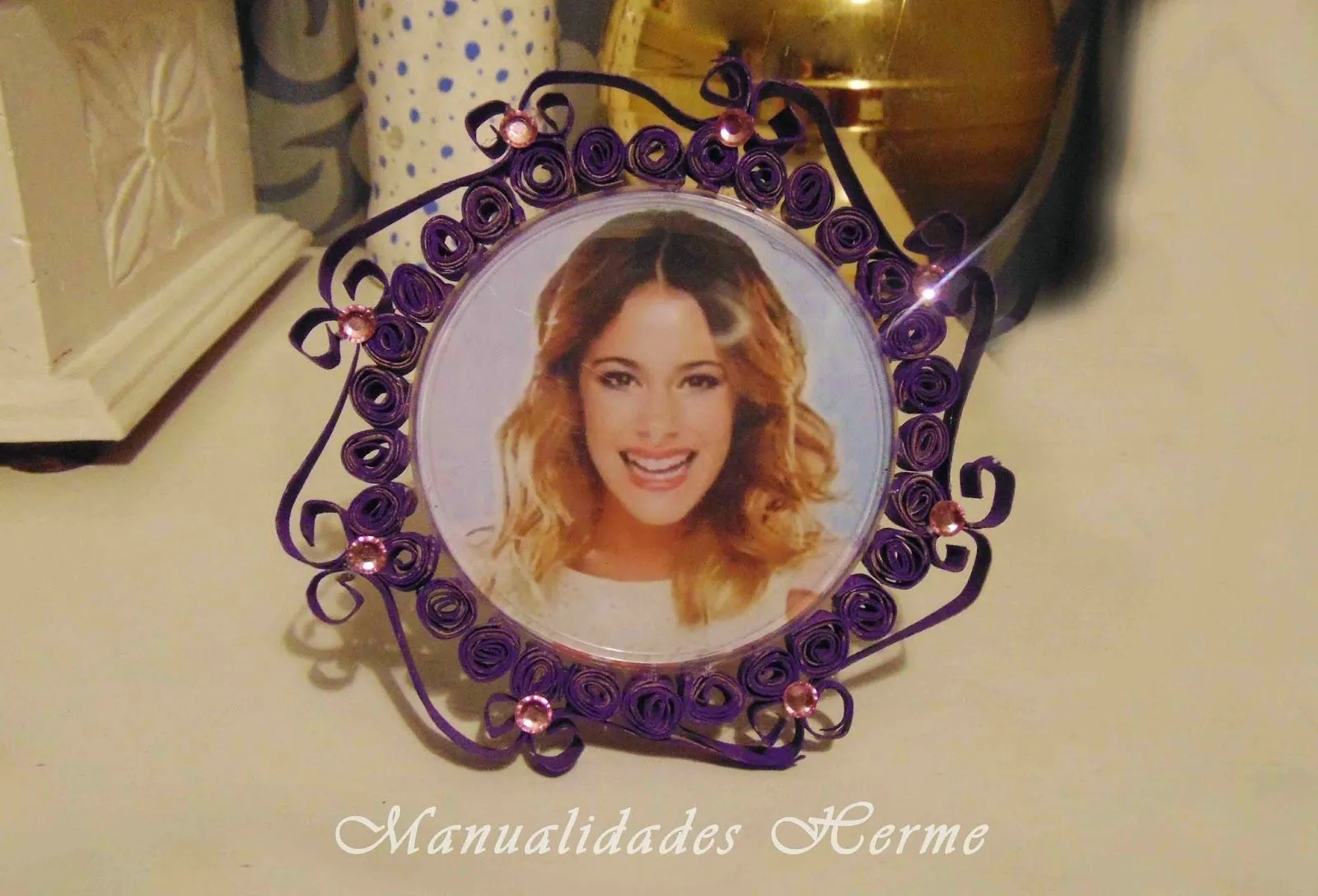 Manualidades Herme: DIY HACER UN PORTARETRATOS RECICLAJE Manualidades Herme: DIY HACER UN PORTARETRATOS RECICLAJE