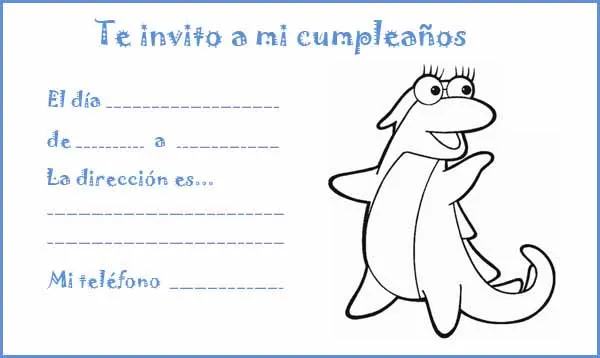 Manualidades con mis hijas: Colorear invitaciones de cumpleaños Manualidades con mis hijas: Colorear invitaciones de cumpleaños