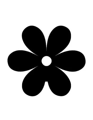 Manualidades con mis hijas: Flor de seis pétalos con molde de ... Manualidades con mis hijas: Flor de seis pétalos con molde de ...
