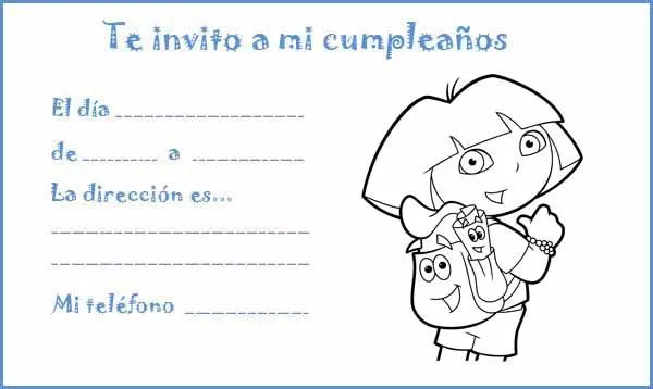 Manualidades con mis hijas: Invitaciones de cumpleaños