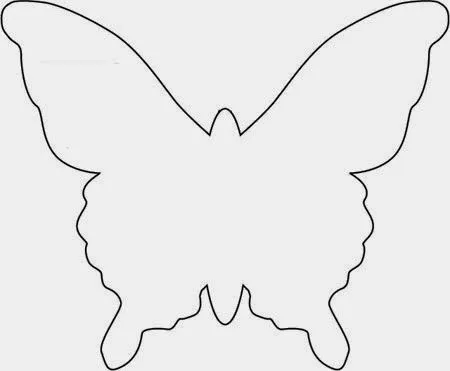 Manualidades con mis hijas. MAriposas recicladas. Template ...