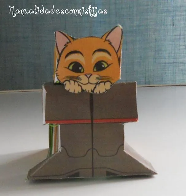 Invitaciónes goma eva el gato con botas - Imagui Invitaciónes goma eva el gato con botas - Imagui