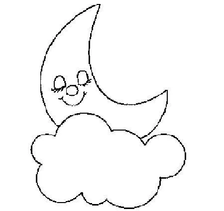 Luna y nube molde - adormir.jpg (450×425) | Pattern for stitching ... Luna y nube molde - adormir.jpg (450×425) | Pattern for stitching ...