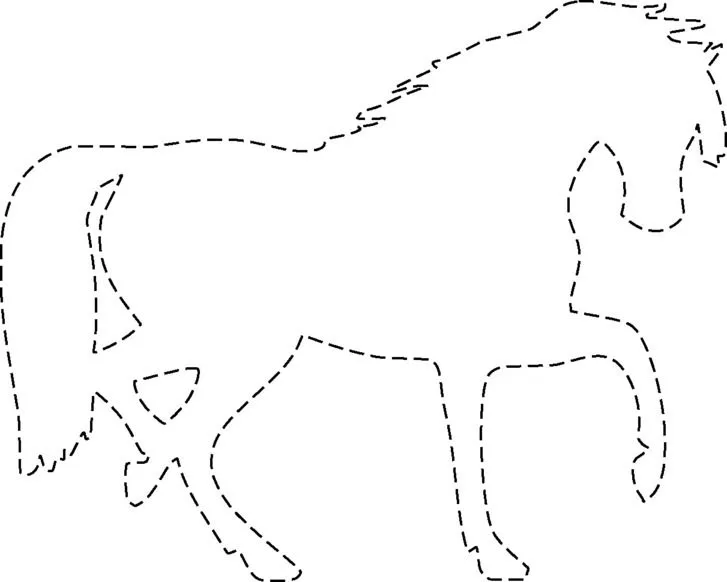 La bolsa de papel: Siluetas de Caballos para Imprimir y Recortar La bolsa de papel: Siluetas de Caballos para Imprimir y Recortar