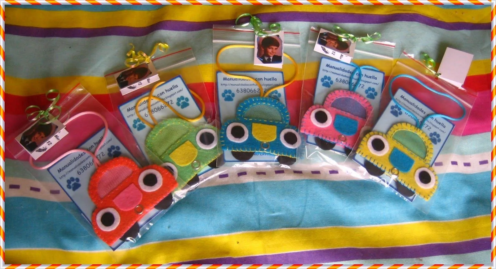 Manualidades con huella: Detalles para comunión Manualidades con huella: Detalles para comunión