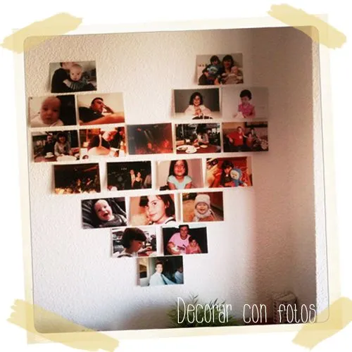 Manualidades: Idea para decorar con fotos