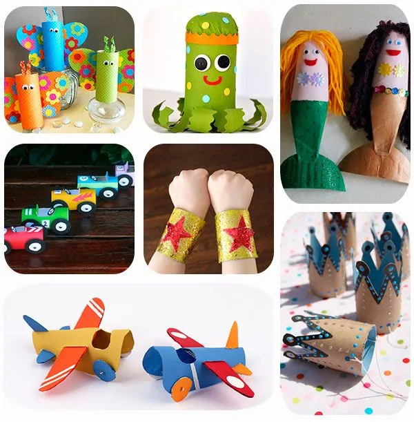 7 manualidades infantiles con rollos de papel