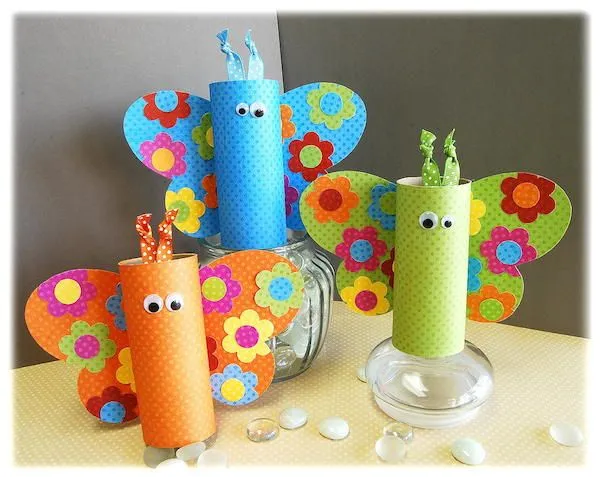 7 manualidades infantiles con rollos de papel : 7 manualidades infantiles con rollos de papel :