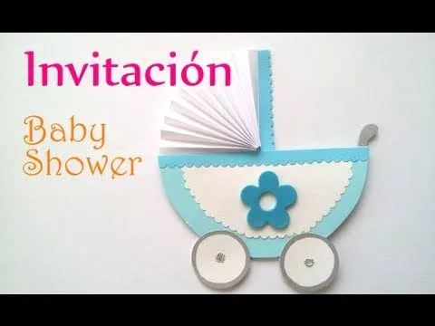 Manualidades: INVITACIONES para BABY SHOWER - Innova Manualidades ...
