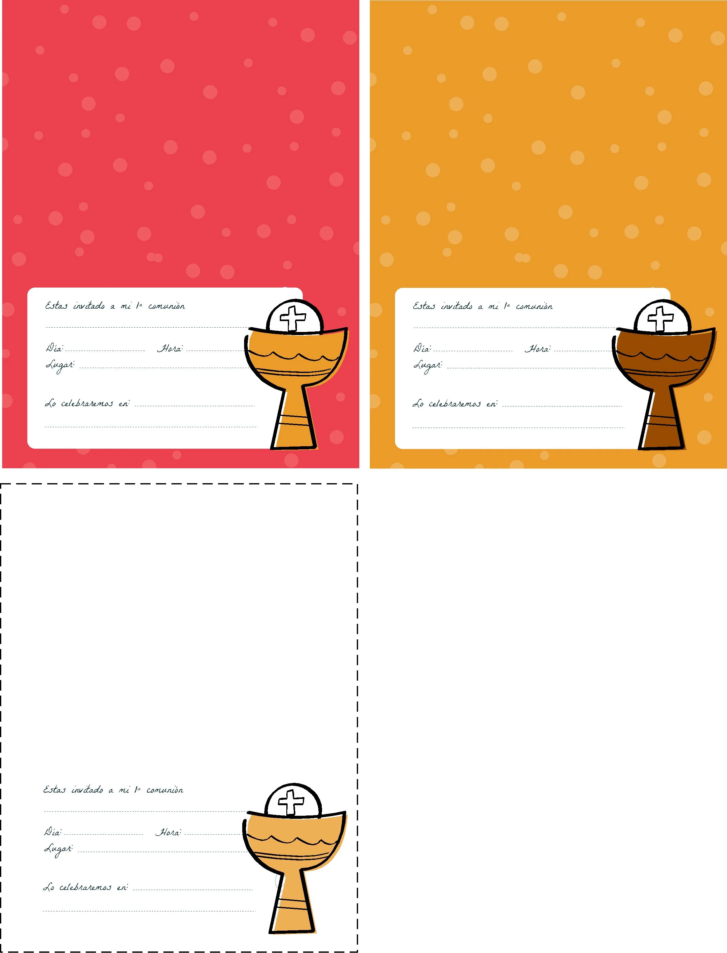 Manualidades: Invitaciones de comunión con foto Manualidades: Invitaciones de comunión con foto