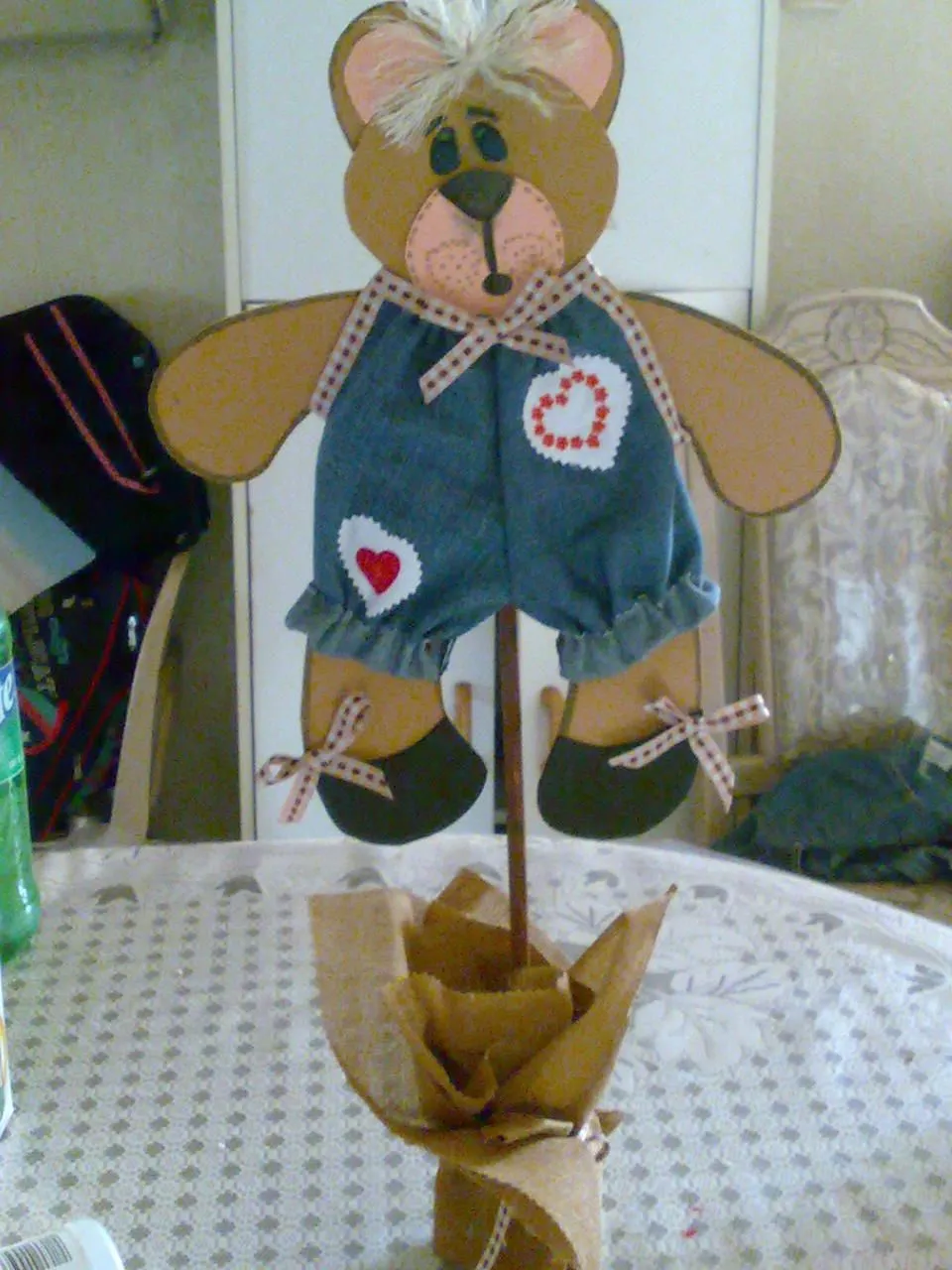 manualidades jessica: oso de foamy