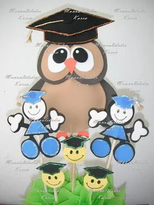 Manualidades Karen: Búho Graduado