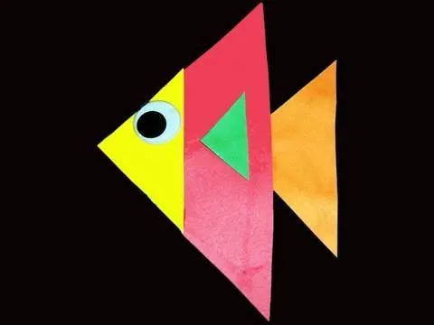 Manualidades de Kindergarten: ¿Que podemos hacer con triangulos ... Manualidades de Kindergarten: ¿Que podemos hacer con triangulos ...