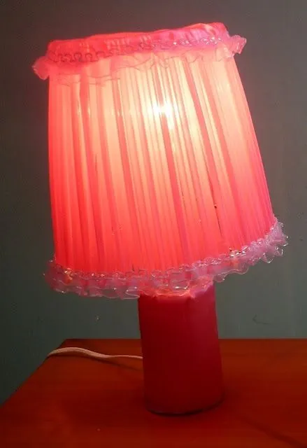 MANUALIDADES LÁMPARA CON SORBETES : Manualidades Creativas
