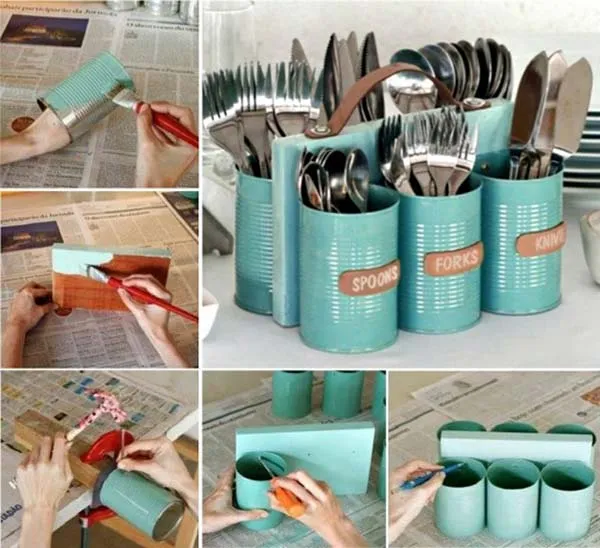 4 Manualidades con latas fáciles de hacer