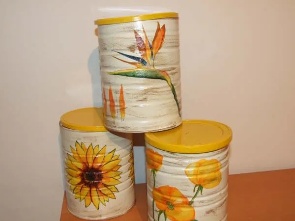 Manualidades con latas de leche - Imagui