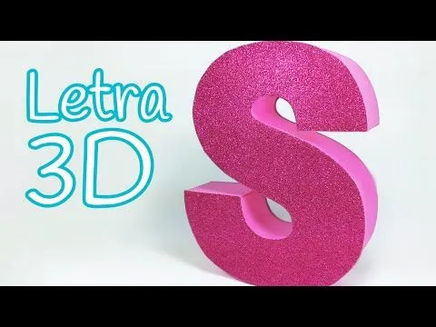 Manualidades: LETRAS en 3D para decorar tu cuarto - Innova ... Manualidades: LETRAS en 3D para decorar tu cuarto - Innova ...