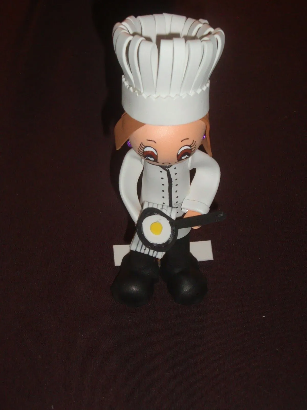 MANUALIDADES LIGAGUE : Cocinera en goma eva 8€ MANUALIDADES LIGAGUE : Cocinera en goma eva 8€