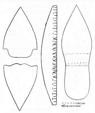 Tutorial para hacer zapatos de papel con tacón bajo. Juguetes de ...