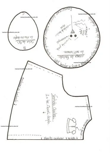 Manualidades Luna Clara: Muñecas de trapo