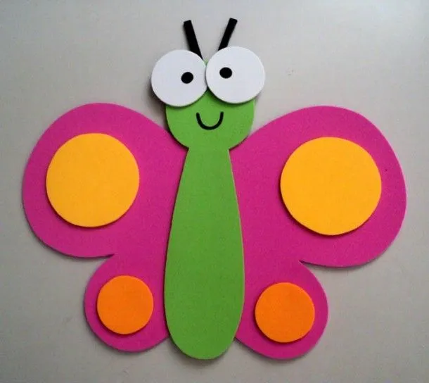 17 mejores ideas sobre Mariposas En Goma Eva en Pinterest