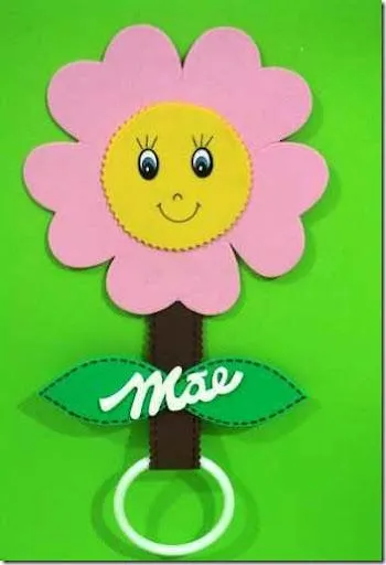 Manualidades día de la madre llaveros foami y cajas corazón ...
