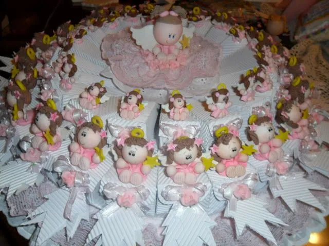 Manualidades Mágicas: Pastel de recuerdo para Bautizo