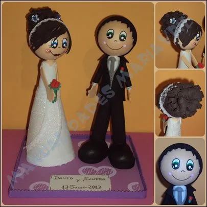 MANUALIDADES MARIAVRIL: FOFUCHAS PAREJA DE NOVIOS MANUALIDADES MARIAVRIL: FOFUCHAS PAREJA DE NOVIOS
