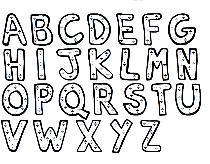 MIS MANUALIDADES: Moldes de letras