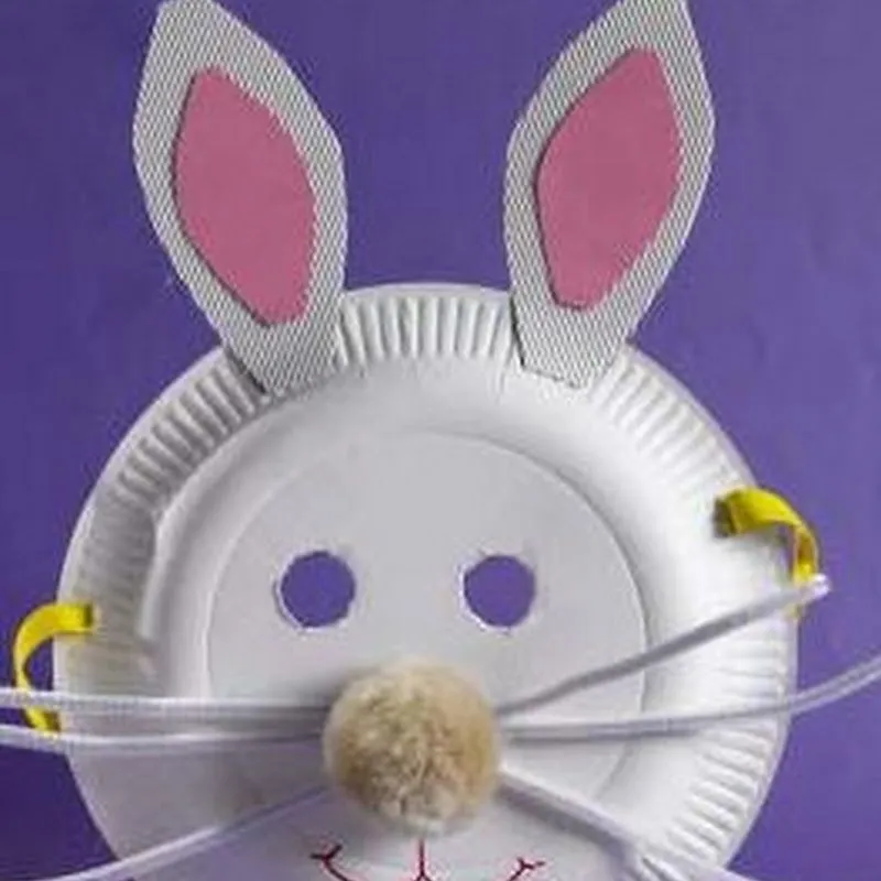 manualidades: Máscara de conejo de Pascua - Jugar y Colorear manualidades: Máscara de conejo de Pascua - Jugar y Colorear